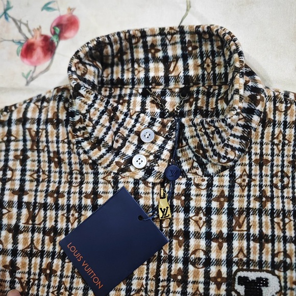 Louis Vuitton Monogram Embroidered Check Jacket - Picture 2 of 10